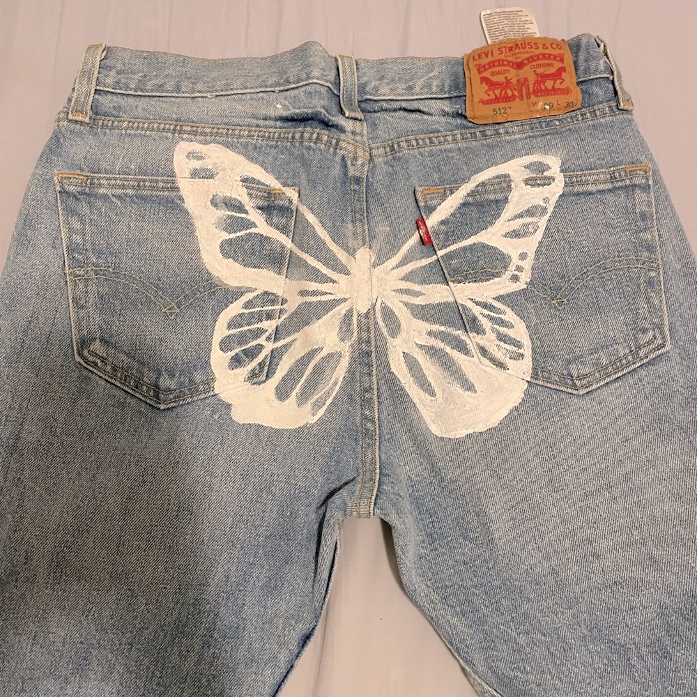 Levi blue jeans